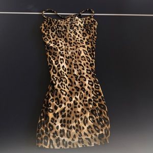 Leopard print dress